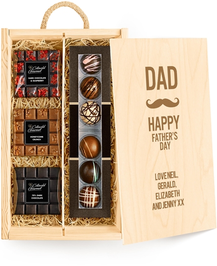 Father's Day Personalised Variety Chocolate Tasting Experience - Ganache Selection